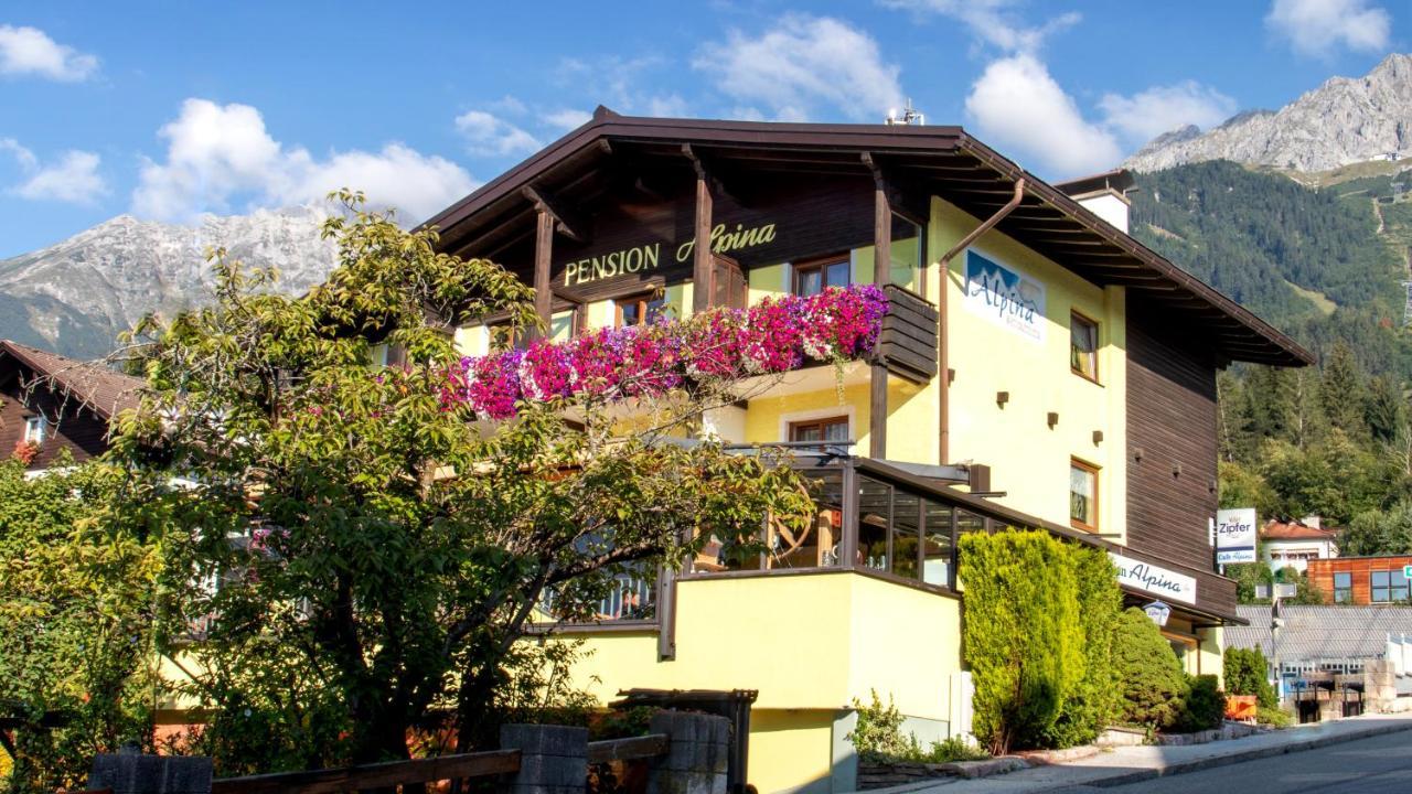 Cafe Pension Alpina Innsbruck Buitenkant foto